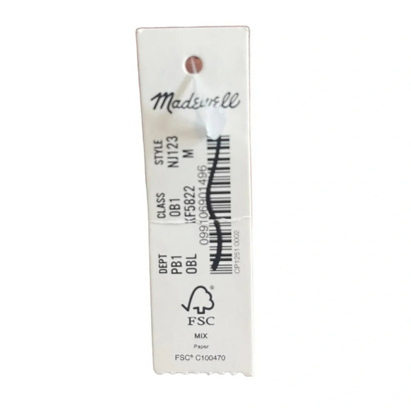 Madewell MWL Terry Ribbed Bralette size M NWT - Picture 5 of 8